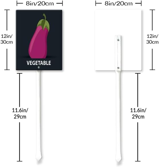 Eveokoki Aluminum Seed & Plant Labels - Plant Markes for Seedlings-Plant Tags for Pots - Garden Signs for Vegetable - Durable Markers for Plants Outdoor Waterproof - Garden Decor for Farmhouse-VerdiqueGarden