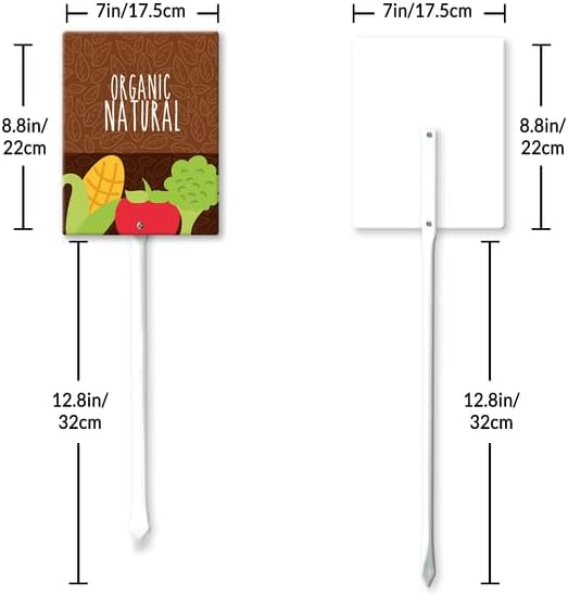 Eveokoki Aluminum Seed & Plant Labels - Plant Markes for Seedlings-Plant Tags for Pots - Garden Signs for Vegetable - Durable Markers for Plants Outdoor Waterproof - Garden Decor for Farmhouse-VerdiqueGarden