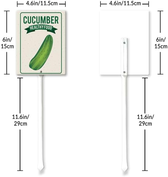 Eveokoki Aluminum Seed & Plant Labels - Plant Markes for Seedlings-Plant Tags for Pots - Garden Signs for Vegetable - Durable Markers for Plants Outdoor Waterproof - Garden Decor for Farmhouse-VerdiqueGarden