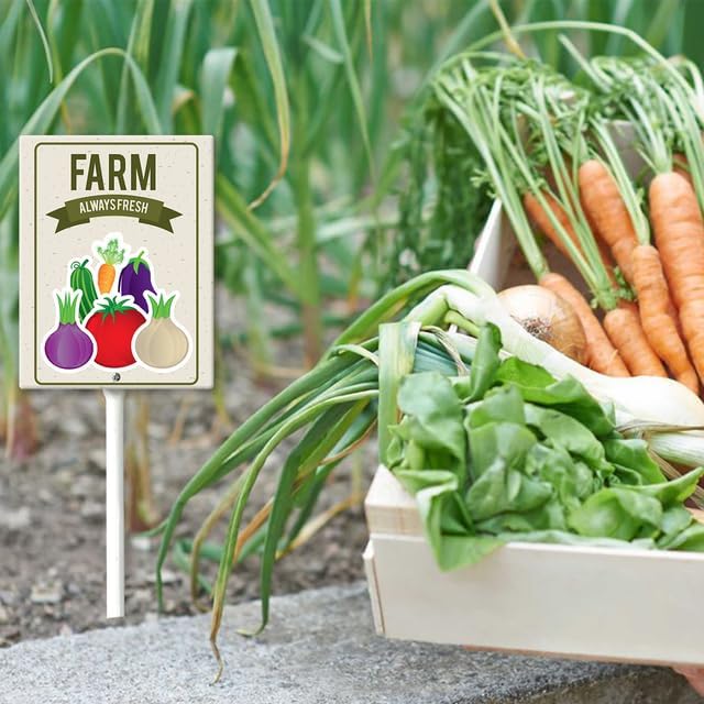 Eveokoki Aluminum Seed & Plant Labels - Plant Markes for Seedlings-Plant Tags for Pots - Garden Signs for Vegetable - Durable Markers for Plants Outdoor Waterproof - Garden Decor for Farmhouse-VerdiqueGarden