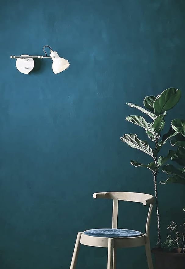 Dimoon 118''x17.7'' Blue Peel and Stick Wallpaper Contact Paper Modern Self Adhesive Wall Paper Removable Renter Friendly Textured Solid Color Shelf Cabinet Vinyl Roll (118''x17.7'',Dark Blue)-VerdiqueGarden