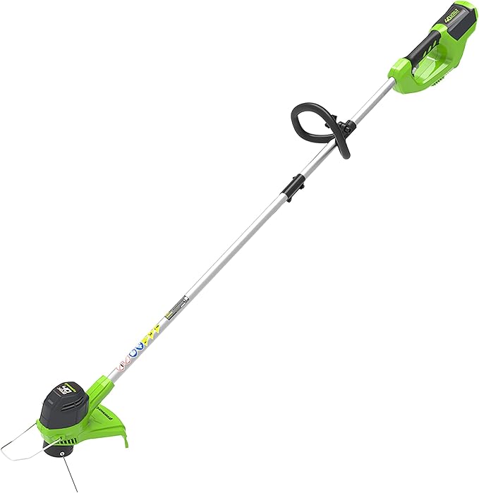 Greenworks 40V 12-Inch Cordless String Trimmer, Battery and Charger Not Included, BST4000-VerdiqueGarden