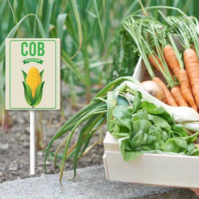 Eveokoki Aluminum Seed & Plant Labels - Plant Markes for Seedlings-Plant Tags for Pots - Garden Signs for Vegetable - Durable Markers for Plants Outdoor Waterproof - Garden Decor for Farmhouse-VerdiqueGarden