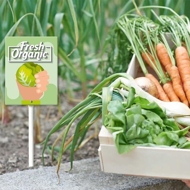 Eveokoki Aluminum Seed & Plant Labels - Plant Markes for Seedlings-Plant Tags for Pots - Garden Signs for Vegetable - Durable Markers for Plants Outdoor Waterproof - Garden Decor for Farmhouse-VerdiqueGarden