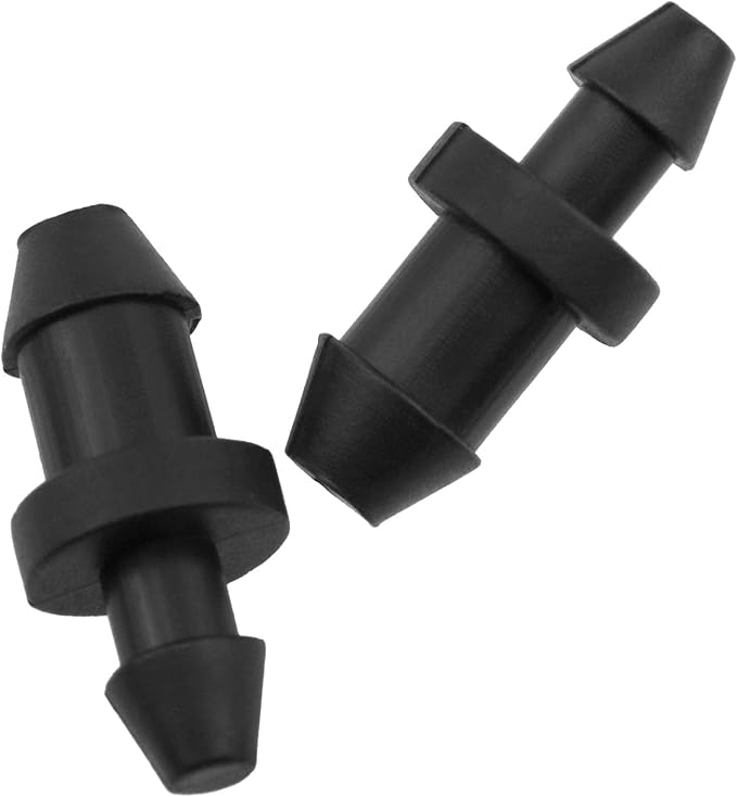 1/4 Inch Drip Irrigation Hole Plugs Drip Plug with Barbed End Closure for Home Garden Lawn Drip Irrigation System 100PCS-VerdiqueGarden