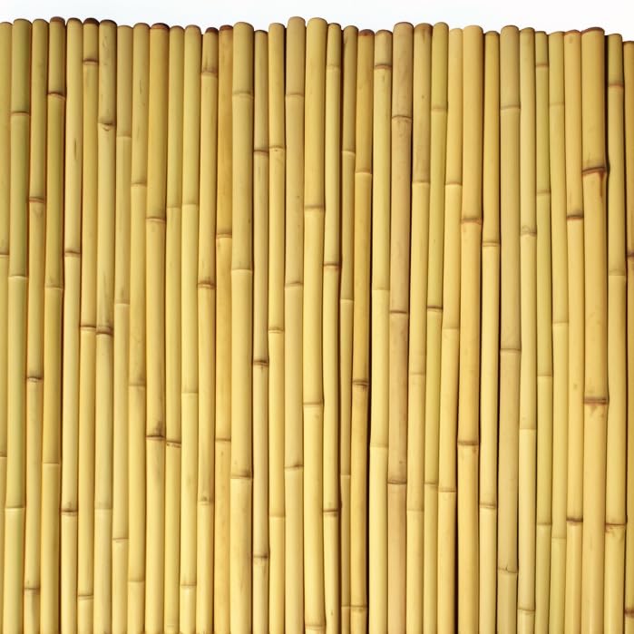 Bamboo Fence Roll, 6 Feet High x 8 Feet Long x 1 Inch Diameter-VerdiqueGarden