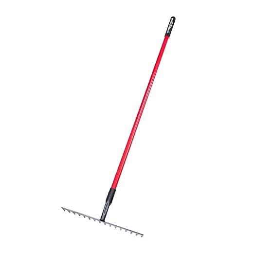 Bully Tools 92369 66-Inch 4-Tine Mulch Fork with Fiberglass Long Handle-VerdiqueGarden