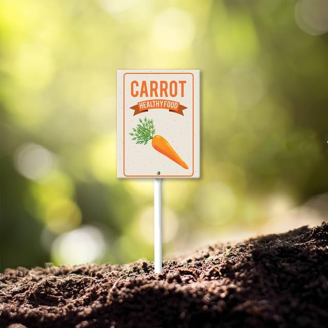 Eveokoki Aluminum Seed & Plant Labels - Plant Markes for Seedlings-Plant Tags for Pots - Garden Signs for Vegetable - Durable Markers for Plants Outdoor Waterproof - Garden Decor for Farmhouse-VerdiqueGarden