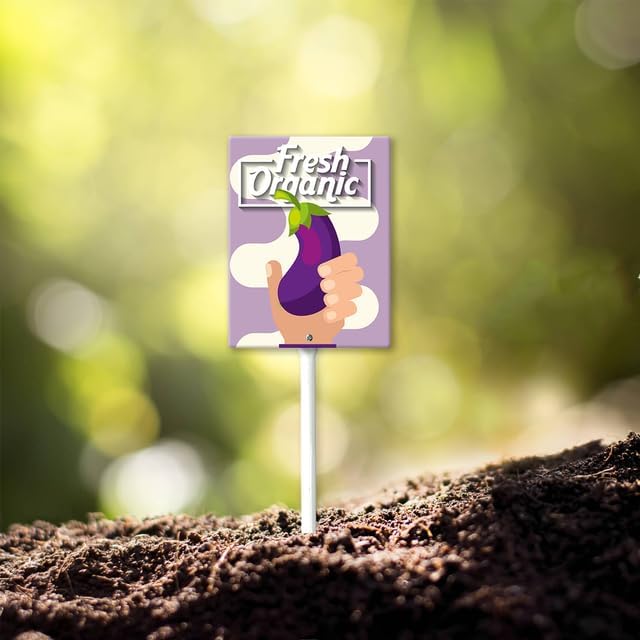 Eveokoki Aluminum Seed & Plant Labels - Plant Markes for Seedlings-Plant Tags for Pots - Garden Signs for Vegetable - Durable Markers for Plants Outdoor Waterproof - Garden Decor for Farmhouse-VerdiqueGarden