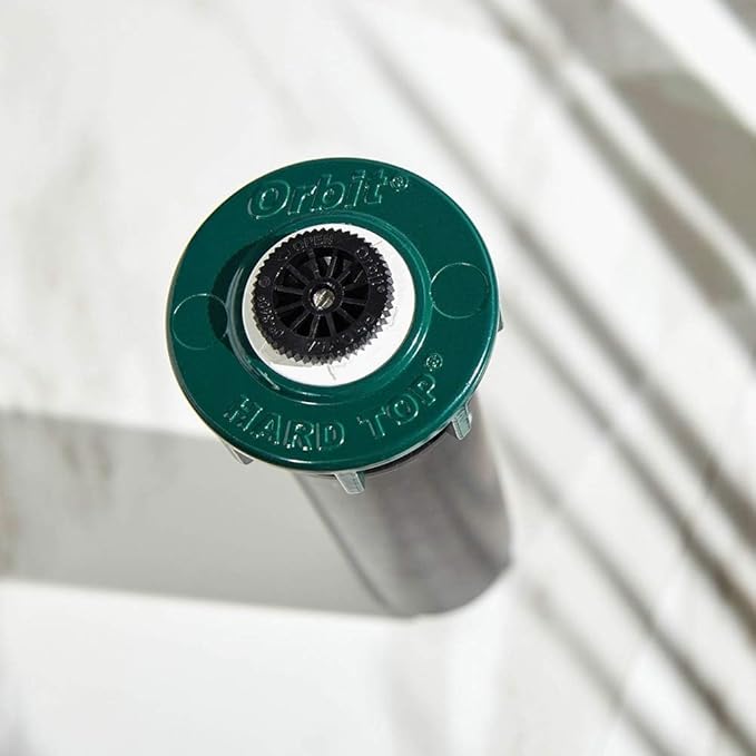 10-Pack Orbit 54501 4" Professional Hard Top Pop-Up Spray Head Sprinkler with 15' Adjustable Pattern Nozzle-VerdiqueGarden