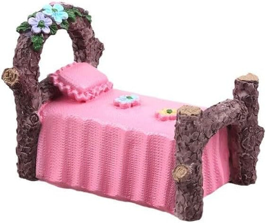 Kai Dream Miniature Fairy Garden Accessories, Resin Craft Flower Bed Figurine, 2.8 * 1.6 * 2.2 inches, Decorative Micro Landscape, Dollhouse Accessories-VerdiqueGarden