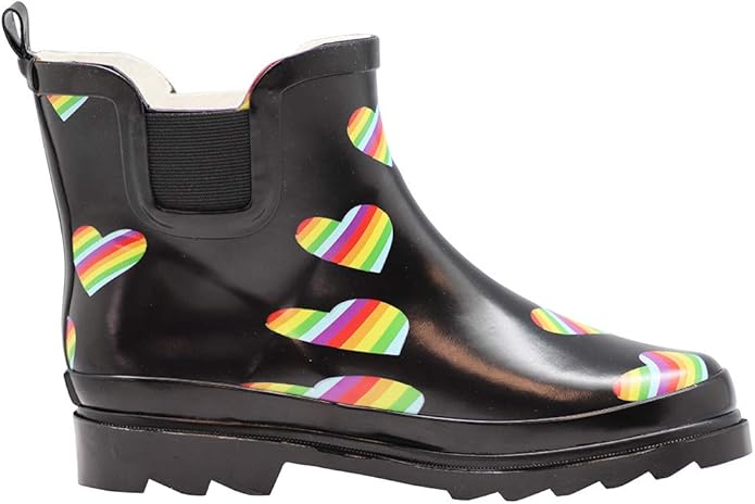 NORTY - Womens Ankle Rain Boots - Ladies Waterproof Winter Spring Garden Boot runs ½ size large-VerdiqueGarden