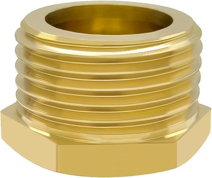 Hooshing 6PCS 3/4" GHT Male Garden Hose End Cap Plug Garden Irrigation Pipe Fittings Water Tubing Stopper-VerdiqueGarden