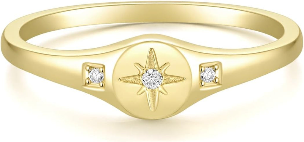 Mameloly 1.5mm 14K Gold Plated Wedding Bands for Women Dainty Stackable Thin Dot Ring Statement Ring Size 3-12