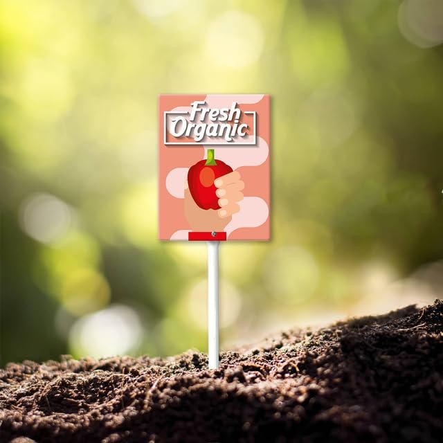 Eveokoki Aluminum Seed & Plant Labels - Plant Markes for Seedlings-Plant Tags for Pots - Garden Signs for Vegetable - Durable Markers for Plants Outdoor Waterproof - Garden Decor for Farmhouse-VerdiqueGarden