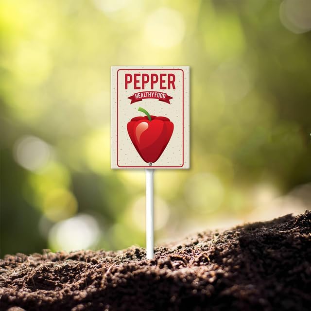 Eveokoki Aluminum Seed & Plant Labels - Plant Markes for Seedlings-Plant Tags for Pots - Garden Signs for Vegetable - Durable Markers for Plants Outdoor Waterproof - Garden Decor for Farmhouse-VerdiqueGarden