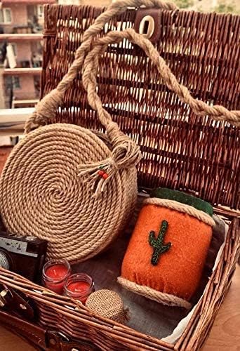 Premium Quality Natural Jute Rope 6MM (1/4 Inch 60 FT), Smell Free, Crafts, Cat Scratching, Home Decor, Biodegradable, Hemp Sisal Manila, Crafts, Decoration, Camping, PET Friendly - Handmade DIY-VerdiqueGarden