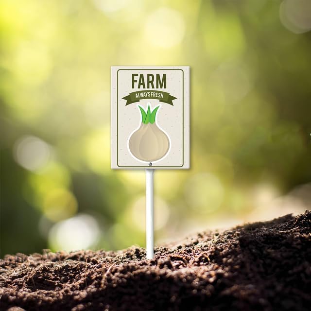 Eveokoki Aluminum Seed & Plant Labels - Plant Markes for Seedlings-Plant Tags for Pots - Garden Signs for Vegetable - Durable Markers for Plants Outdoor Waterproof - Garden Decor for Farmhouse-VerdiqueGarden