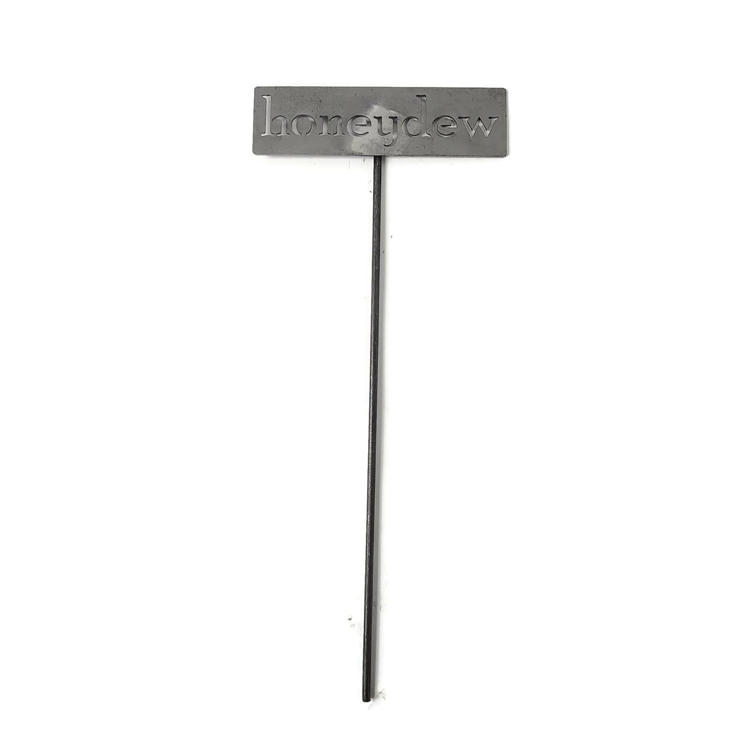 Classic Metal Garden Markers 19 Inches Tall (honeydew, Raw, Unfinished Steel (will rust with time))-VerdiqueGarden