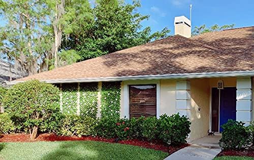 Expandable Fence Privacy Screen for Balcony Patio Outdoor,Decorative Faux Ivy Fencing Panel,Artificial Hedges (Single Sided Leaves) (4, White Flowers)-VerdiqueGarden