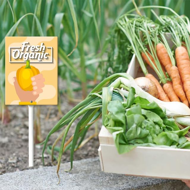 Eveokoki Aluminum Seed & Plant Labels - Plant Markes for Seedlings-Plant Tags for Pots - Garden Signs for Vegetable - Durable Markers for Plants Outdoor Waterproof - Garden Decor for Farmhouse-VerdiqueGarden