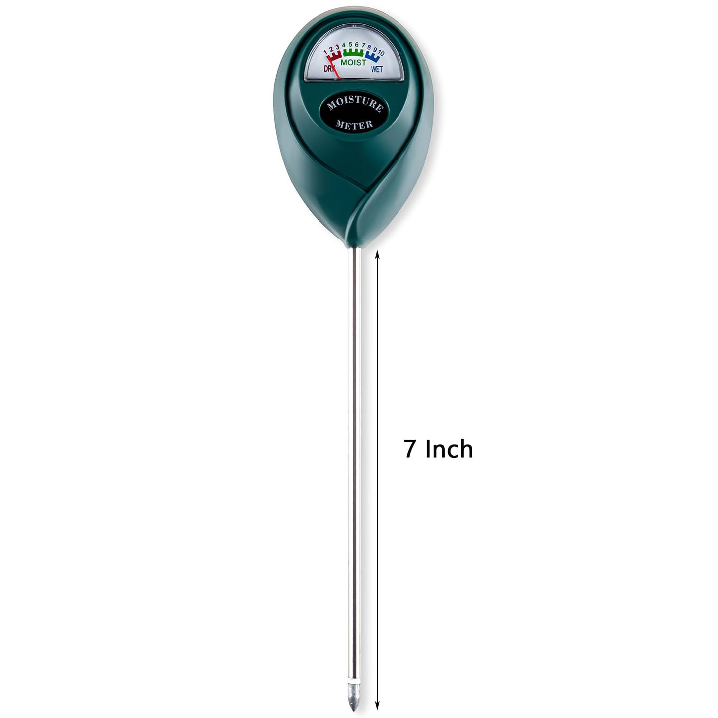 Soil Moisture Meter for House Plants, Plant Water Meter,Plant Moisture Meter for House Plants and Outdoor Plants, No Batteries Required (Green)-VerdiqueGarden