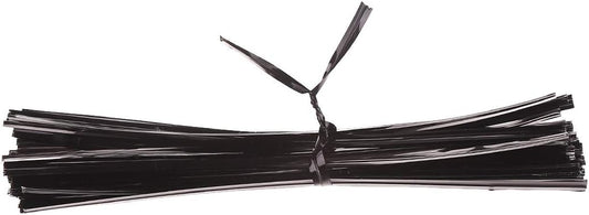 1000 Pcs Black Foil Twist Ties - Metallic Twist Ties 5 inch-VerdiqueGarden