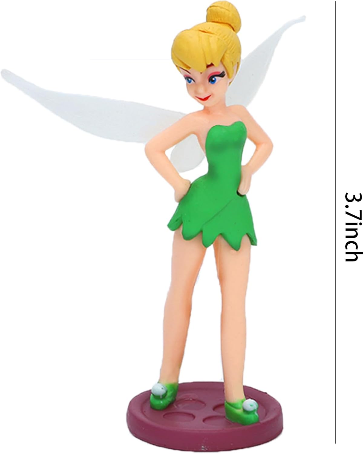 ONEST 13-Piece Miniature Garden Accessories - Small Hand Painted Fairy Figures, Girl Fly Wing Figurines for Car Decor, Fairy Garden, Flower Pot, Birthday Cake Topper-VerdiqueGarden