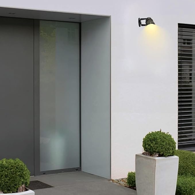 110V Landscape Spotlight,LED Landscape Lighting Outdoor for Flag Pole Light,IP65 Landscape Lights 3000k Garden Light 6FT Cord with US 3 Prong (Base,Stake Included) (5, Watts)-VerdiqueGarden