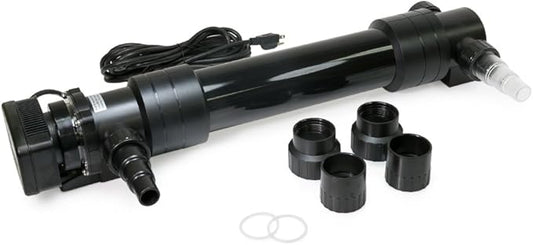 55W Non-Submersible UV Ultraviolet 27" Light Clarifier Lamp Filter for Aquarium Koi Pond Fish Tank