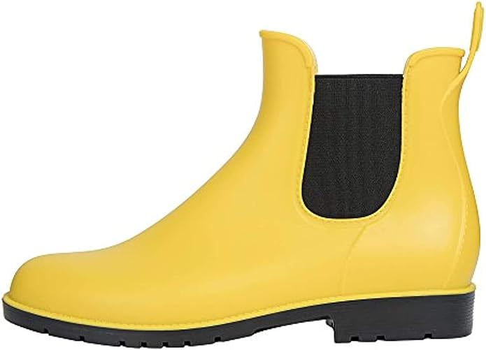 Asgard Women's Ankle Rain Boots Waterproof Chelsea Boots-VerdiqueGarden