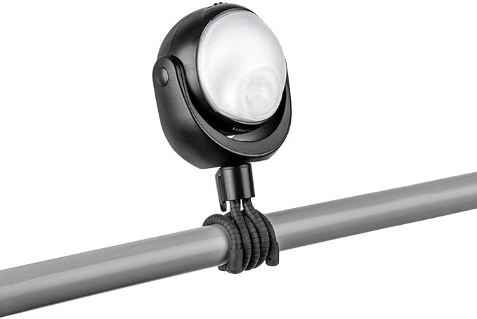 Limitless Innovations Lumenology Portable LED Motion Sensor Light Provides 148 Lumens with a 13 ft Detectable Range and Flexible Tripod Base with Magnetic Option – Indoor/Outdoor (Black)-VerdiqueGarden
