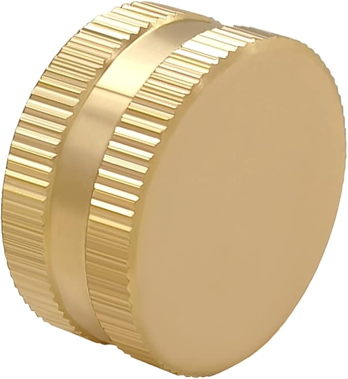 Hooshing 4PCS Brass Garden Hose End Caps 3/4" Female Garden Hose Caps with Washers-VerdiqueGarden