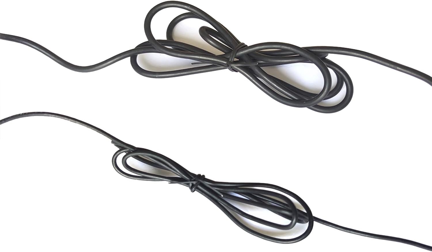 1000 pcs 6 inch Black Cable Twist Ties Plastic Twist Ties with Rugged Metal Innercores Reusable Fastening Cable Cord Wire Ties-VerdiqueGarden