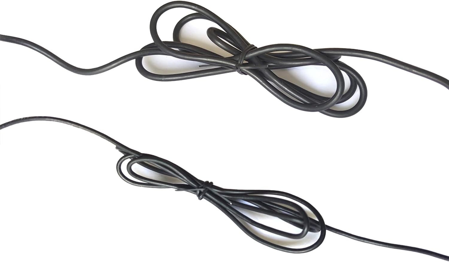 1000 pcs 8 inch Black Cable Twist Ties Plastic Twist Ties with Rugged Metal Innercores Reusable Fastening Cable Cord Wire Ties-VerdiqueGarden