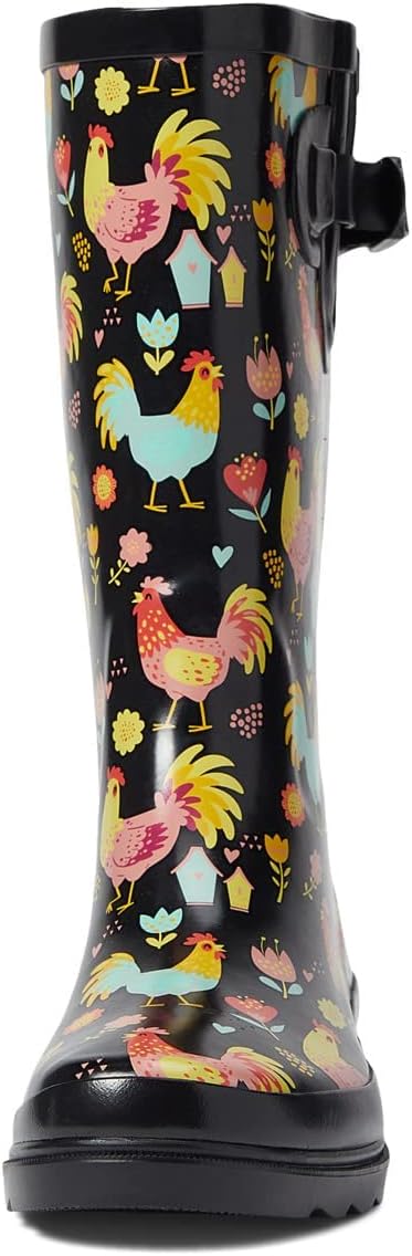 Western Chief Women's Tall Waterproof Rain Boot Outdoor Garden Shoes-VerdiqueGarden