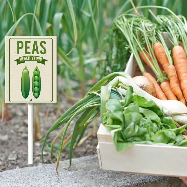 Eveokoki Aluminum Seed & Plant Labels - Plant Markes for Seedlings-Plant Tags for Pots - Garden Signs for Vegetable - Durable Markers for Plants Outdoor Waterproof - Garden Decor for Farmhouse-VerdiqueGarden