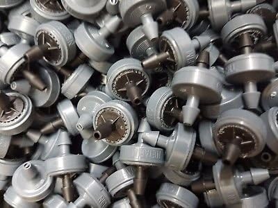 1 GPH Netafim Woodpecker Jr Pressure Compensating Dripper Emitters (35-Pack) Kit with Hole Punch Tool and Goof Plugs for Drip Irrigation Systems-VerdiqueGarden