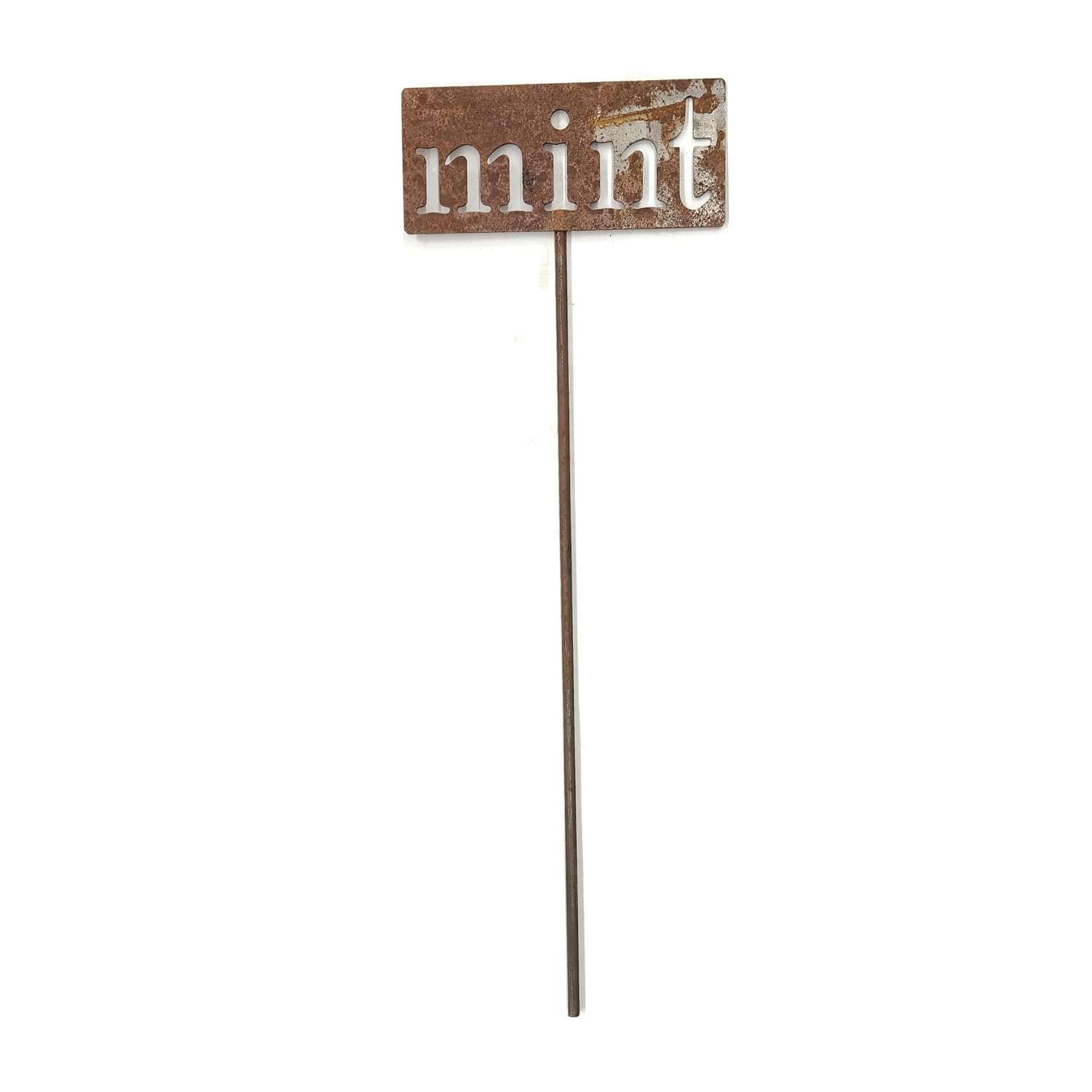 Classic Metal Garden Markers 19 Inches Tall (mint, Naturally Rusted)-VerdiqueGarden