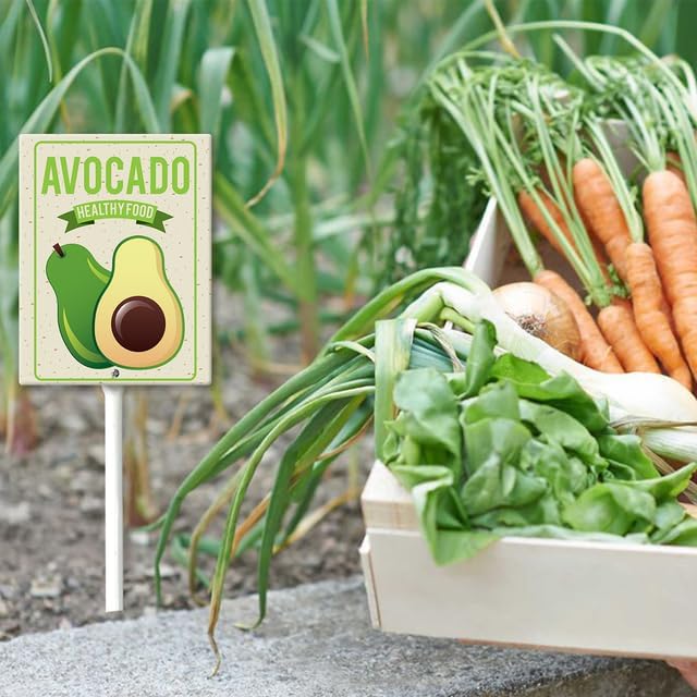 Eveokoki Aluminum Seed & Plant Labels - Plant Markes for Seedlings-Plant Tags for Pots - Garden Signs for Vegetable - Durable Markers for Plants Outdoor Waterproof - Garden Decor for Farmhouse-VerdiqueGarden