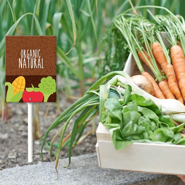 Eveokoki Aluminum Seed & Plant Labels - Plant Markes for Seedlings-Plant Tags for Pots - Garden Signs for Vegetable - Durable Markers for Plants Outdoor Waterproof - Garden Decor for Farmhouse-VerdiqueGarden