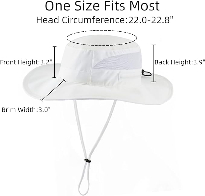 Connectyle Women's UPF 50+ Sun Hat UV Protection Wide Brim Bucket Hat Summer Beach Hats Fishing Hiking Outdoor Safari Hats-VerdiqueGarden