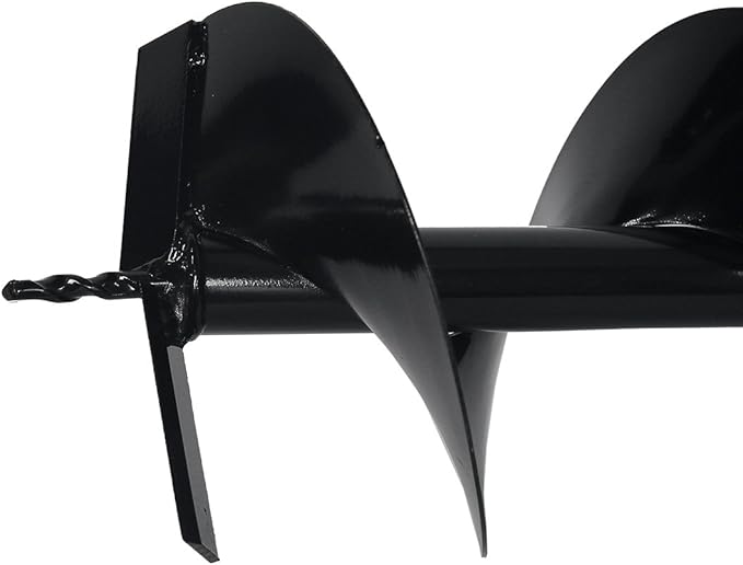 XtremepowerUS 8" Replacement Auger Bit for Post Holes Digger Hole Maker Planting Drill 3/4" Shaft Size Plant Fence Hole Digger Gardening DIY Projects-VerdiqueGarden