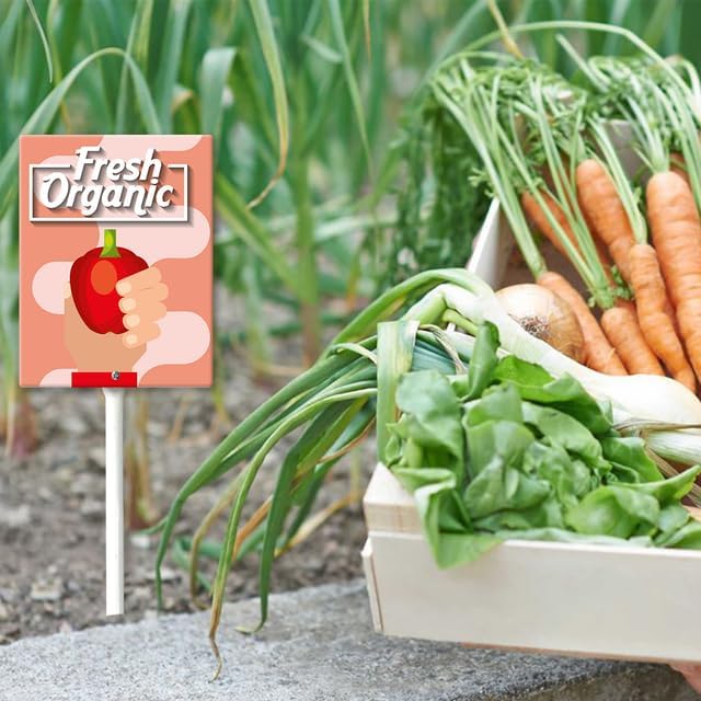 Eveokoki Aluminum Seed & Plant Labels - Plant Markes for Seedlings-Plant Tags for Pots - Garden Signs for Vegetable - Durable Markers for Plants Outdoor Waterproof - Garden Decor for Farmhouse-VerdiqueGarden