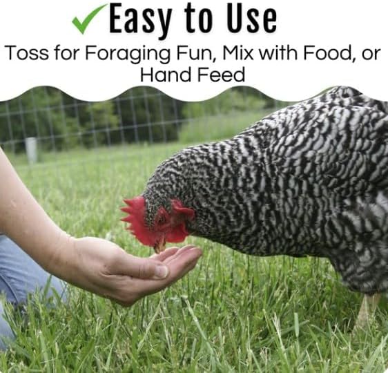 Grub Fuel Black Soldier Fly Larvae for Chickens - Nutrient Packed BSFL, Sustainably Sourced Snack for Poultry, Rich in Protein, Calcium, Fiber, Essential Fatty Acids, USA Grown (5LB)-VerdiqueGarden