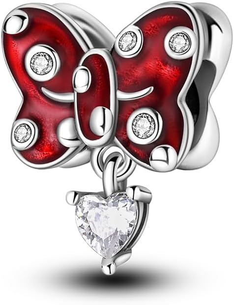 MULA 925 Sterling Silver Charms for Bracelets and Necklaces Airplane Passport Dangle Pendants Beads Butterfly Dragonfly Charms Jewelry Charm for Women