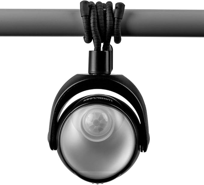Limitless Innovations Lumenology Portable LED Motion Sensor Light Provides 148 Lumens with a 13 ft Detectable Range and Flexible Tripod Base with Magnetic Option – Indoor/Outdoor (Black)-VerdiqueGarden