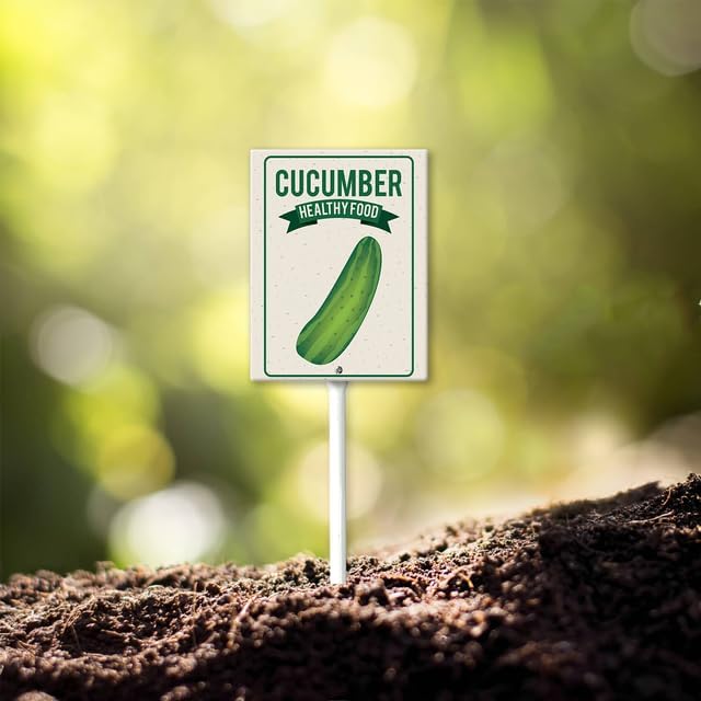 Eveokoki Aluminum Seed & Plant Labels - Plant Markes for Seedlings-Plant Tags for Pots - Garden Signs for Vegetable - Durable Markers for Plants Outdoor Waterproof - Garden Decor for Farmhouse-VerdiqueGarden