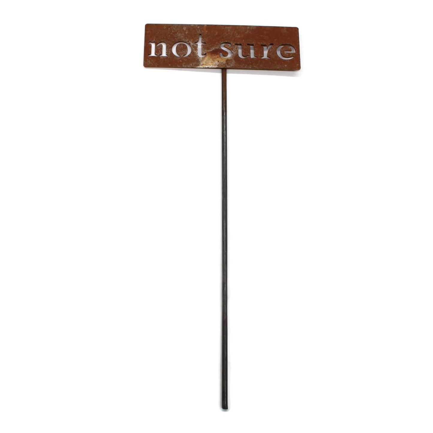 Classic Metal Garden Markers 19 Inches Tall (not sure, Naturally Rusted)-VerdiqueGarden