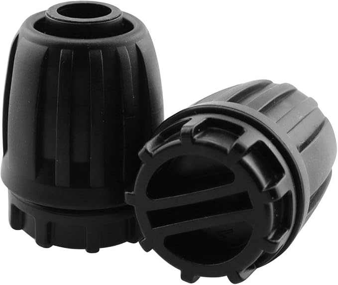 1/2 inch Irrigation Fittings End Plug DGZZI 6PCS Barbed Locked End Plug Connectors For 16mm Drip Tubing Connectors, End Caps Drip Line Nuts Connectors-VerdiqueGarden